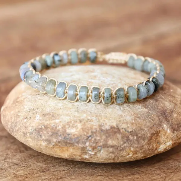 Bijou en jaspe africain fait main