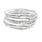 Bracelet intemporel en or, inspiration africaine
