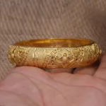 Bracelet unique en or 24K, culture africaine
