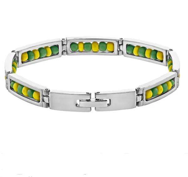 Bracelet africain Orula aux couleurs vibrantes