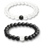 Élégant bracelet africain fait de perles