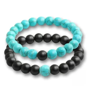 Bracelet artisanal africain en perles uniques