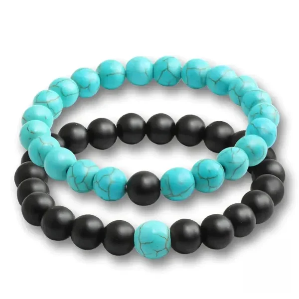 Bracelet artisanal africain en perles uniques
