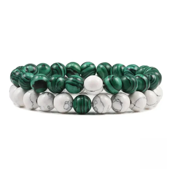 Bijou africain : Bracelet en perles naturelles