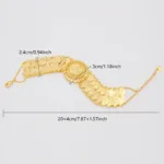Bracelet Pièce de Monnaie, accessoire en or raffiné