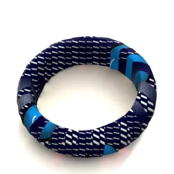 bracelet-tissu-wax-1 Bracelet en tissu Wax coloré et élégant