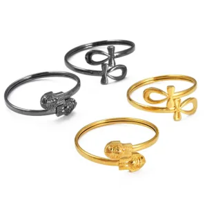 Bracelet africain inspiré par l'Égypte ancienne, style remarquable