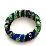 Bracelet Wax Bleu et Vert au design coloré et unique