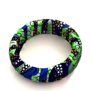 Bracelet Wax Bleu et Vert au design coloré et unique