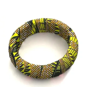 Bracelet Wax Sénégal coloré et stylé en tissu africain