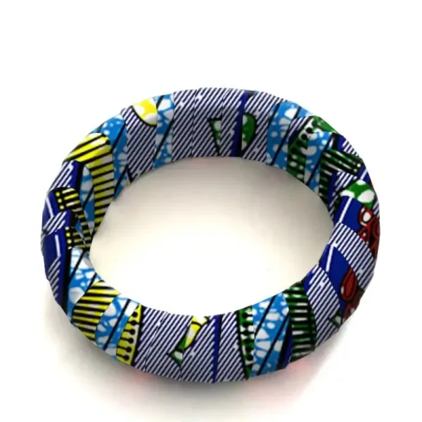 bracelet-wax-style-africain-1 Bracelet Wax Style Africain en tissu coloré