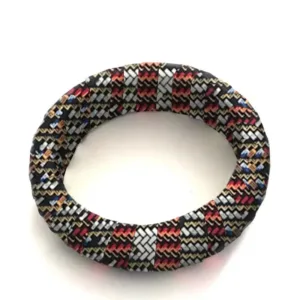 Bracelet Wax Tribal coloré en tissu traditionnel