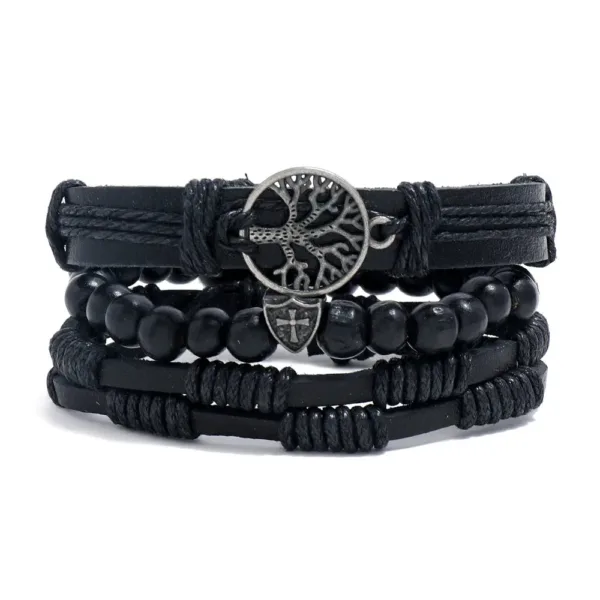 Bracelet en Cuir pour Hommes Éthique