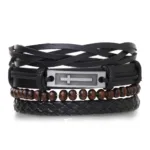Accessoire Homme en Cuir Tressé