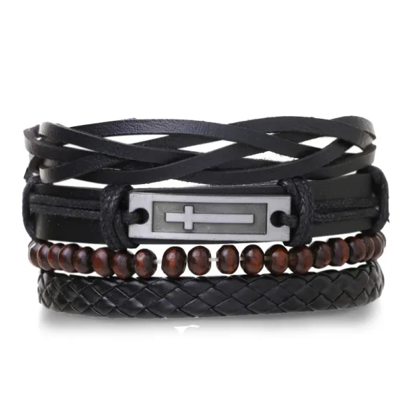 Accessoire Homme en Cuir Tressé