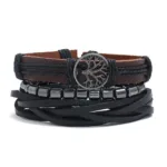 Bijoux Tribaux en Cuir pour Hommes