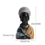 Sculpture représentant la maternité africaine