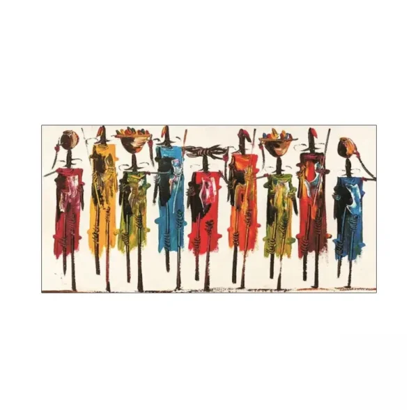 Cadre mural au design inspiré du continent africain