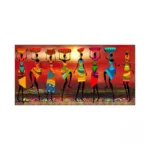 Tableau africain illustrant la beauté des paysages