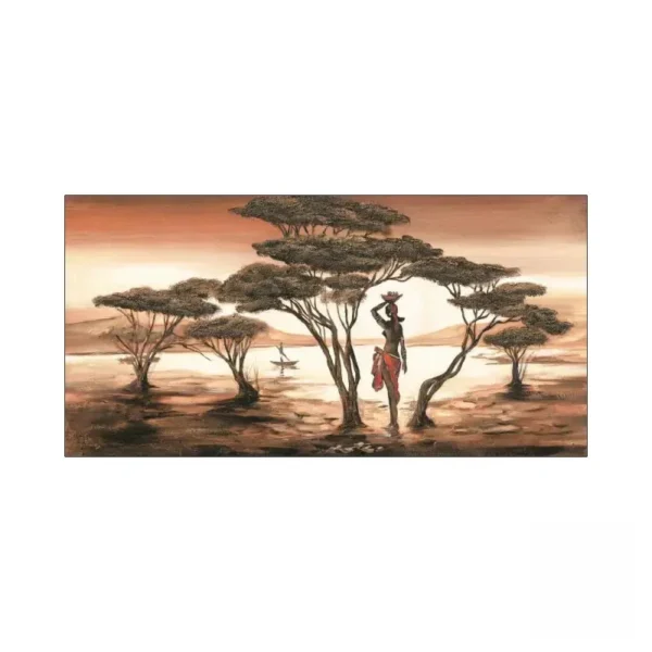Cadre Africain artistique en style traditionnel - vue 4