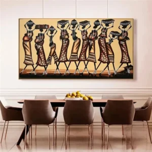 Décoration murale inspirée de l'art africain
