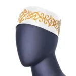 Chapeau Africain Homme Blanc élégant pour un style unique