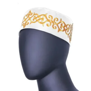 Chapeau Africain Homme Blanc élégant pour un style unique