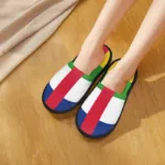 Chausson africain motif Centrafrique, confortable et stylé