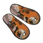 Chaussons à motif africain, confort et originalité