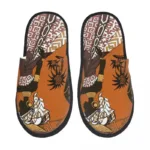 Confortable chausson motif africain pour femme
