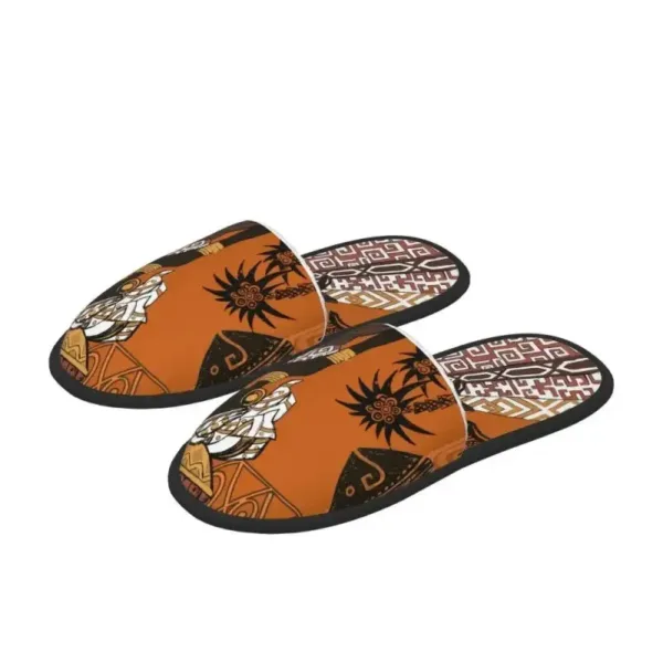 Accessoire de mode, chausson femme motif africain