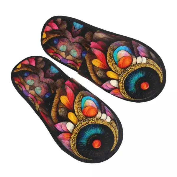 chaussons-africains-faits-main-1 Chaussons africains faits main en tissu coloré et traditionnel