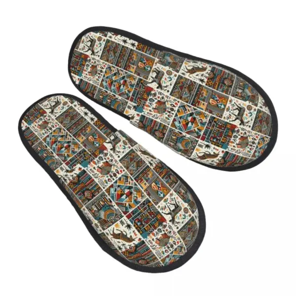 chaussons-africains-motif-animaux-1 Chaussons africains motif animaux colorés et confortables