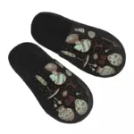 Chaussons africains noirs élégants et confortables