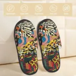 Chaussons aux motifs ethniques pour le confort quotidien