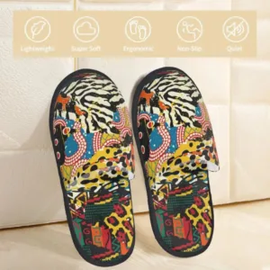 Chaussons aux motifs ethniques pour le confort quotidien