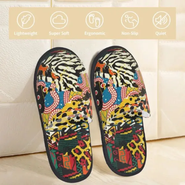 Chaussons aux motifs ethniques pour le confort quotidien