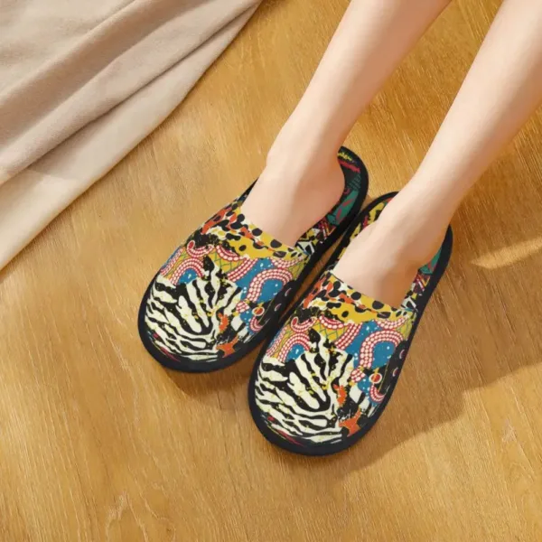 Chaussons africains avec un style vibrant et original