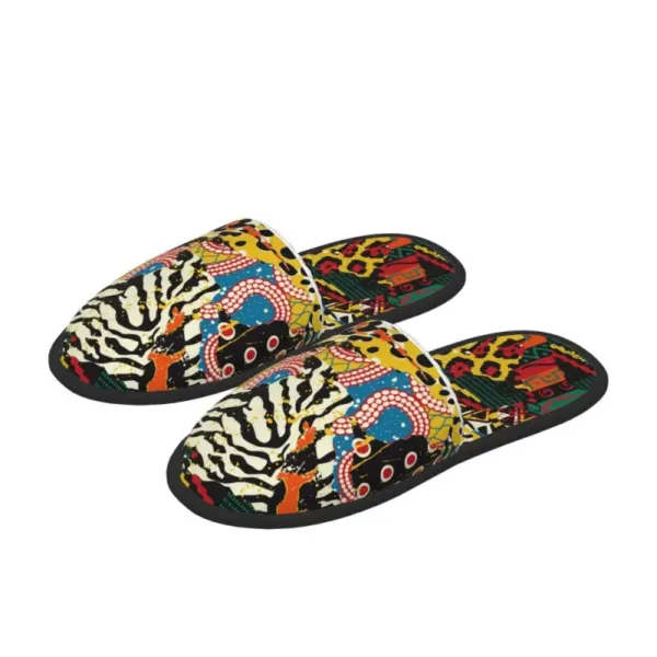 Chaussons aux motifs variés, idéaux pour la maison
