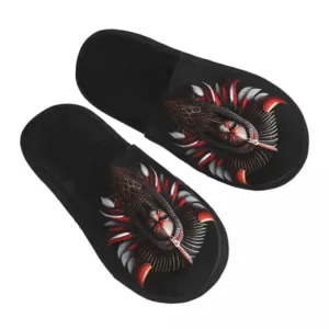 Chaussons africains avec motif de masque traditionnel