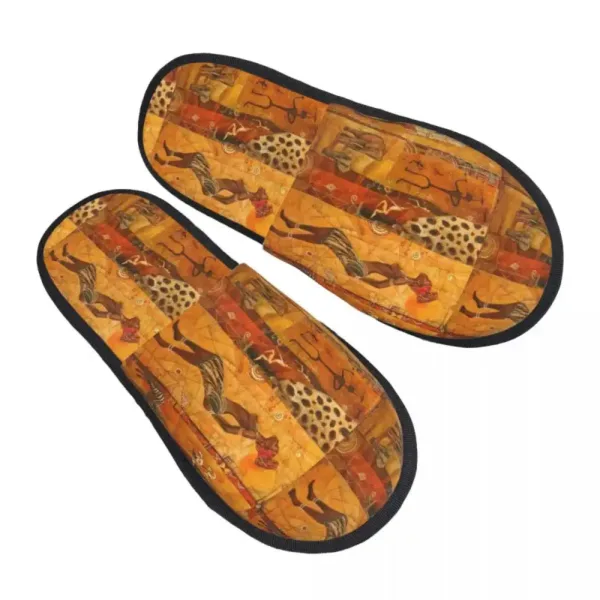 Chaussons africains au style traditionnel et coloré