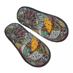 Sandales africaines au motif vibrant et authentique