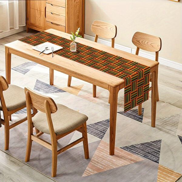 Accessoire de table africain, chemin de table Kente stylé