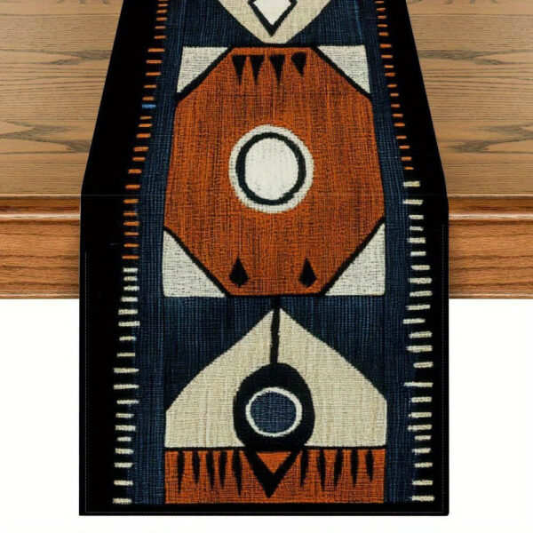 chemin-de-table-africain-tribal-1 Chemin de table africain tribal coloré et stylé