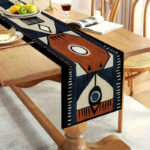 Décoration de table inspirée de l'art africain