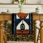 Chemin de table à motifs traditionnels africains