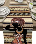 Nappe raffinée et moderne avec motif africain distinctif