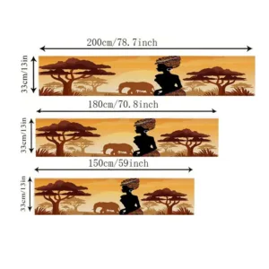 Accessoire de table savane africaine, style ethnique