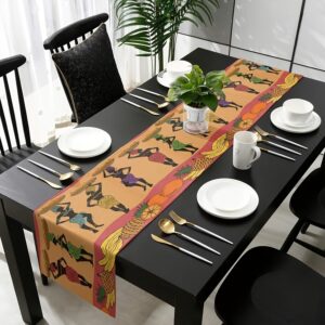 Accessoire de table africain avec motifs de femmes
