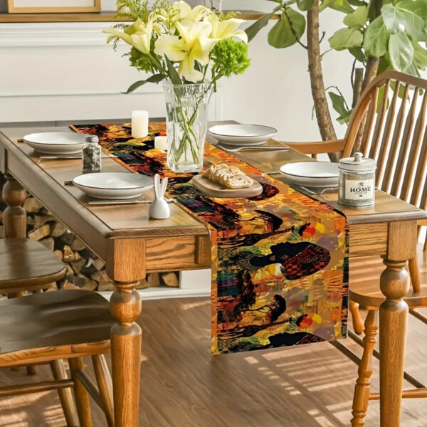 Nappe stylée d'inspiration africaine, ajout d'élégance